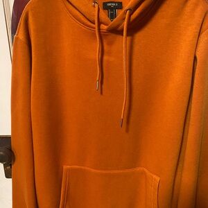 Forever21 MENS Orange Hoodie